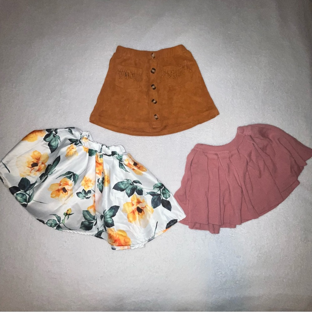 Girls kids skirts bundle